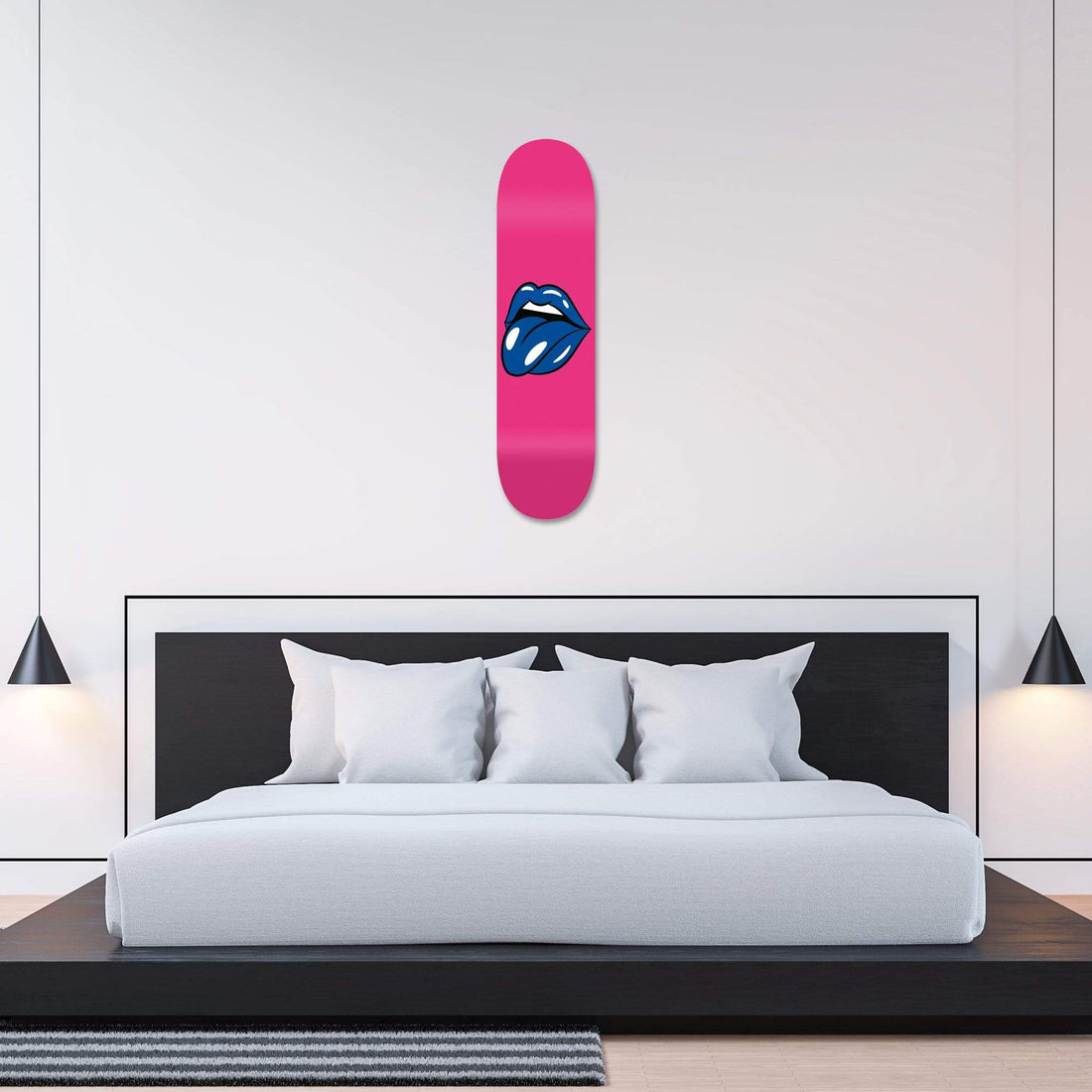 Lips Pink Skateboard