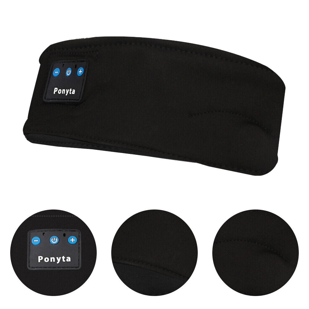 Wireless Bluetooth Headband Headphones – Ultra-Thin Speakers for Sleep, Sports &amp; Travel
