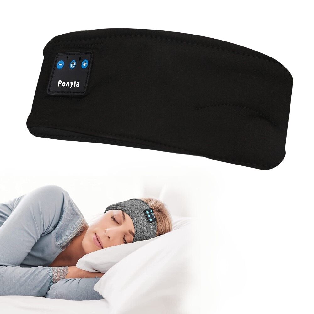 Wireless Bluetooth Headband Headphones – Ultra-Thin Speakers for Sleep, Sports &amp; Travel